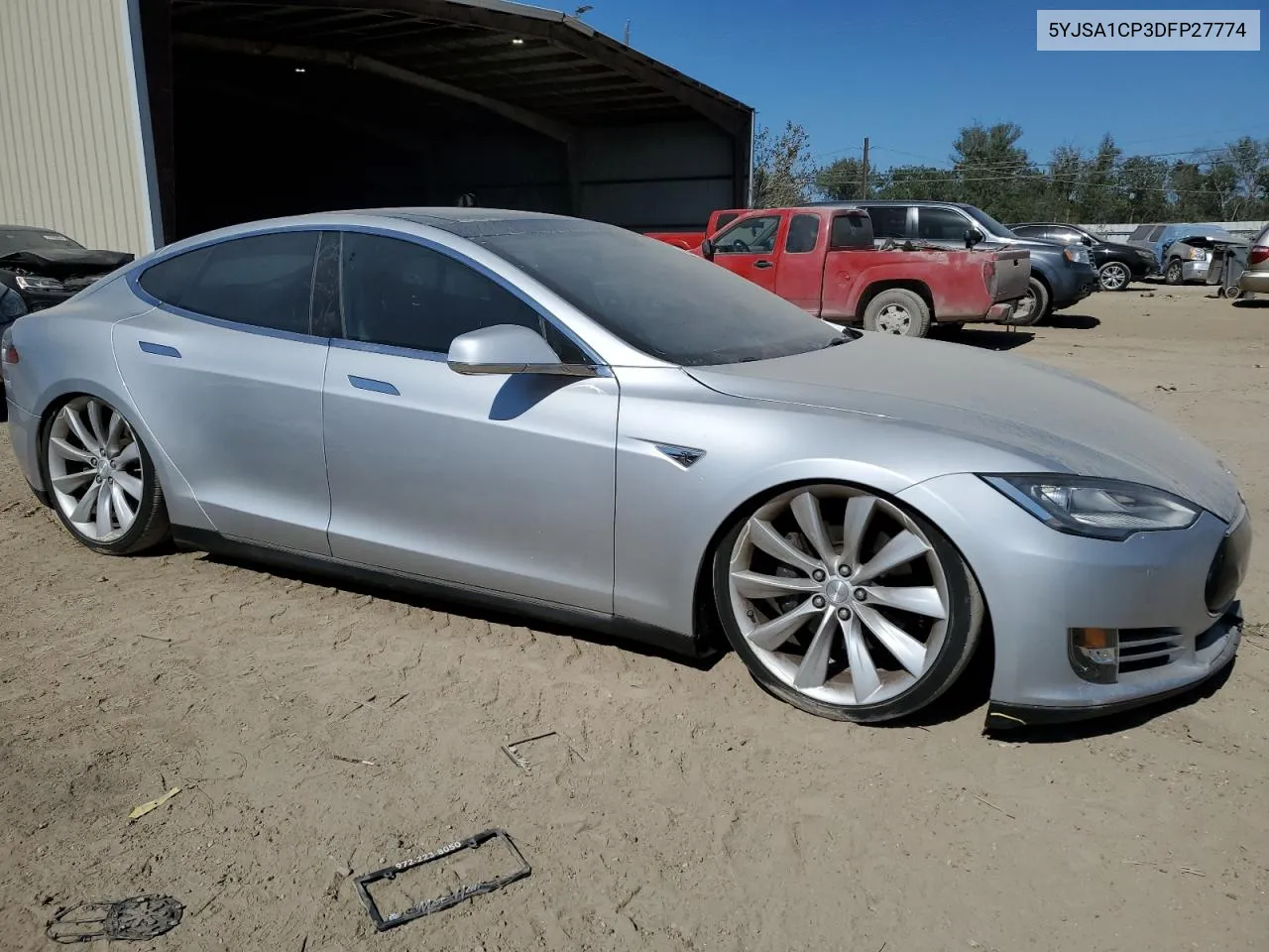 2013 Tesla Model S VIN: 5YJSA1CP3DFP27774 Lot: 76907304