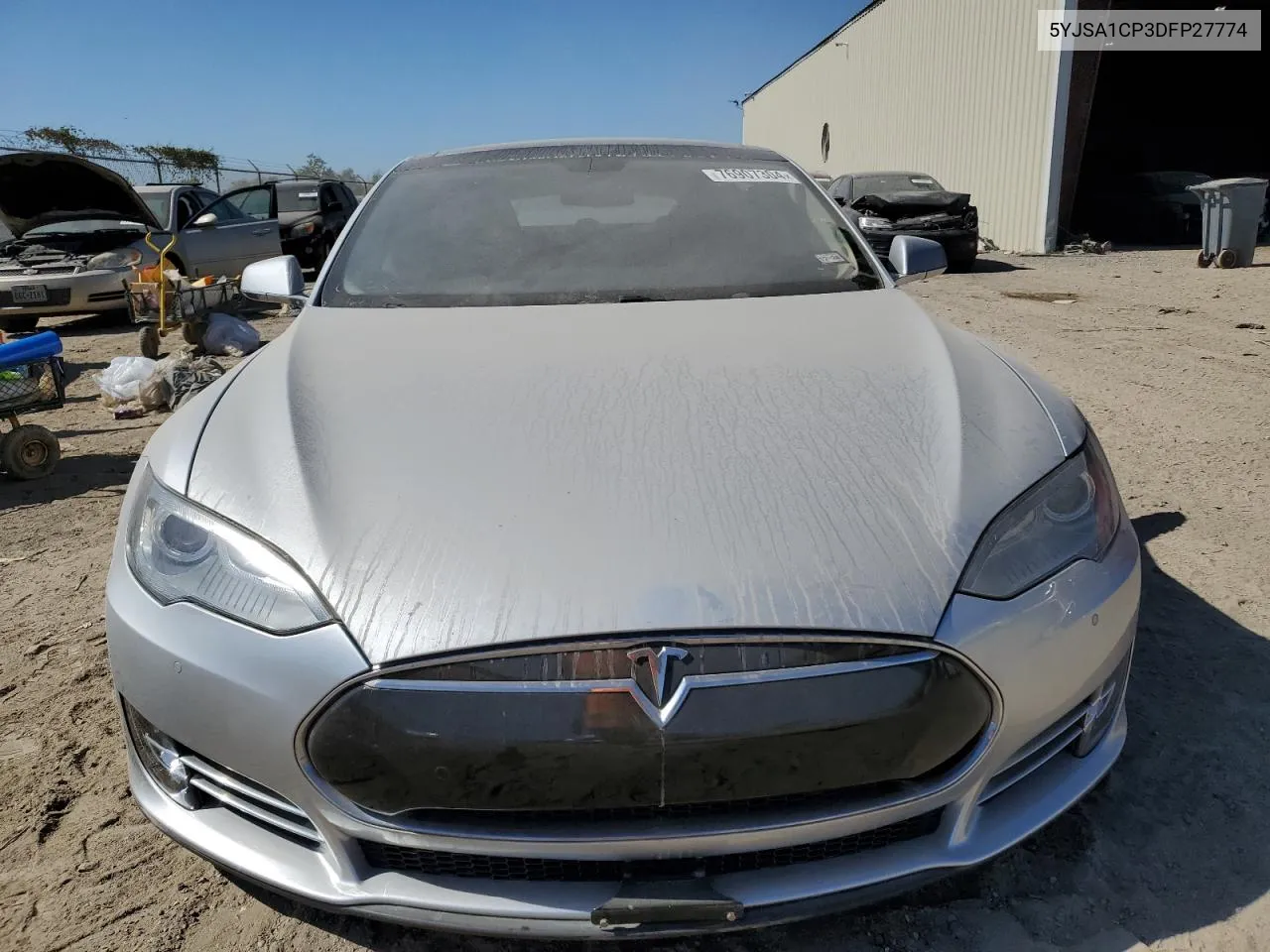 2013 Tesla Model S VIN: 5YJSA1CP3DFP27774 Lot: 76907304