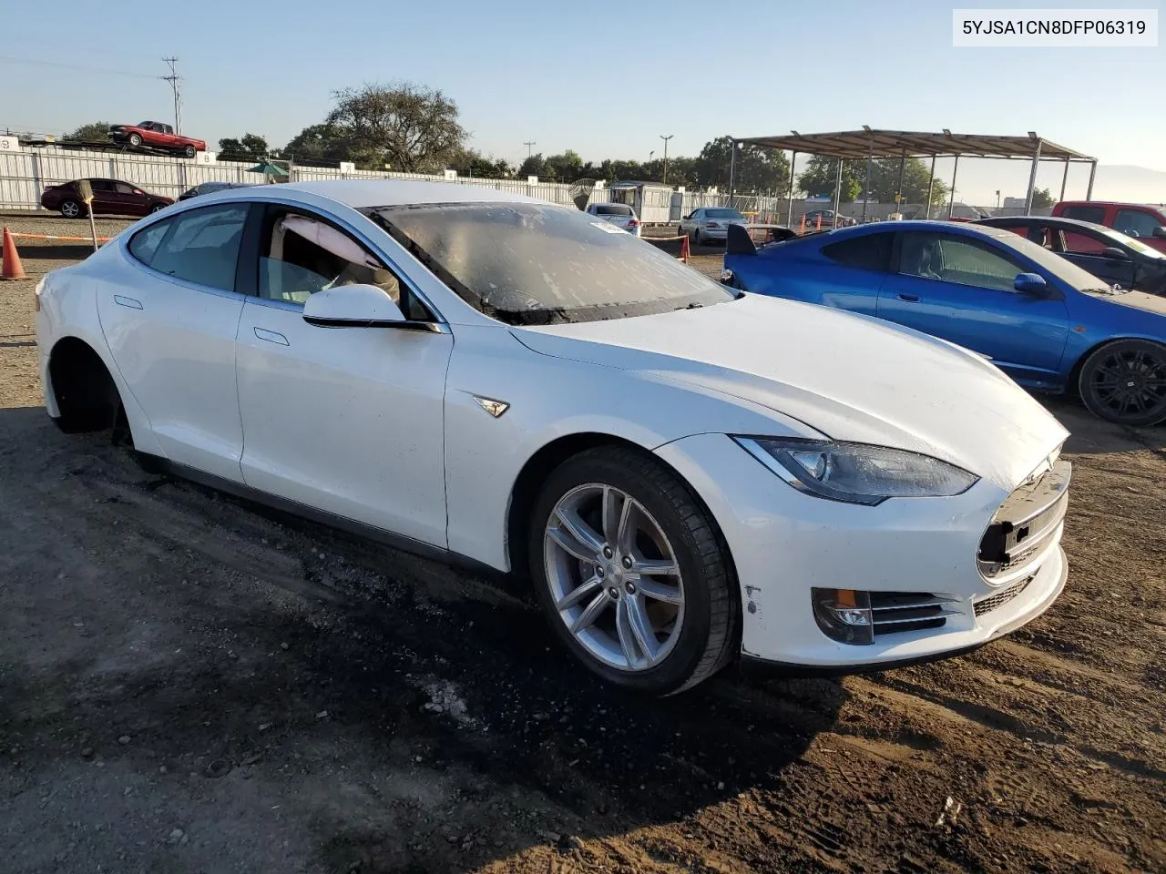 2013 Tesla Model S VIN: 5YJSA1CN8DFP06319 Lot: 77435944