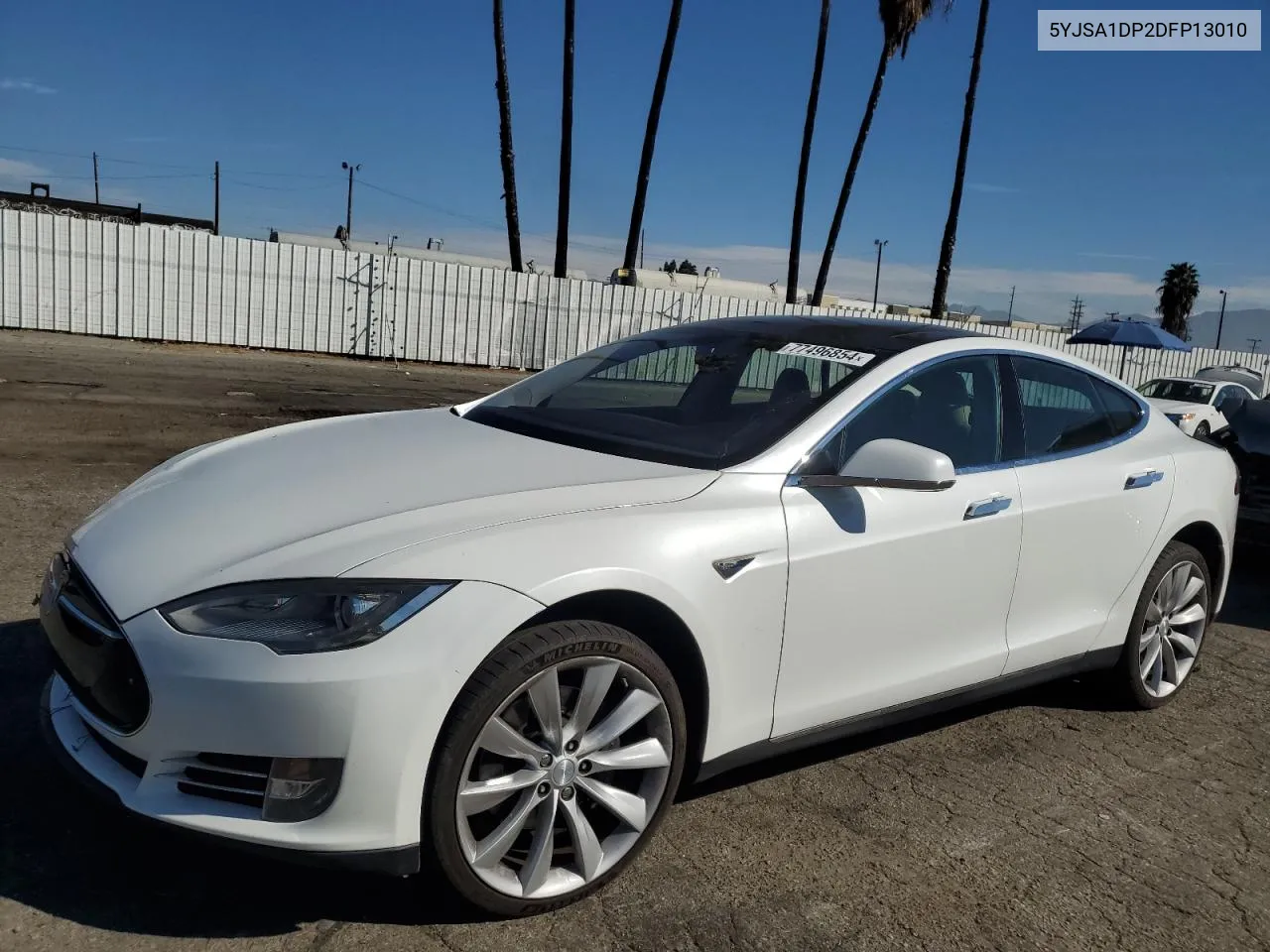 2013 Tesla Model S VIN: 5YJSA1DP2DFP13010 Lot: 77496854