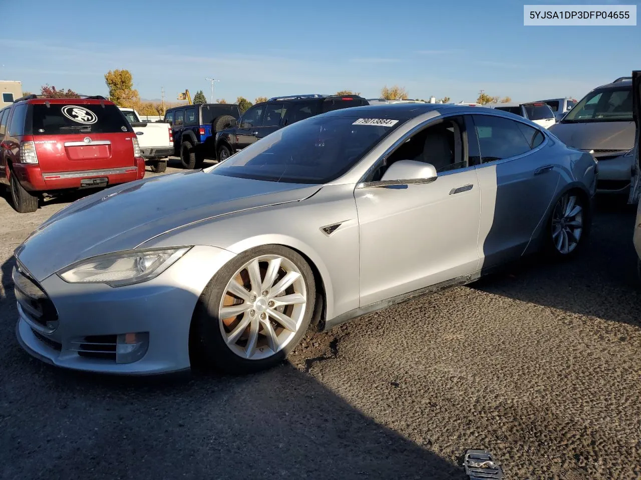 2013 Tesla Model S VIN: 5YJSA1DP3DFP04655 Lot: 79013884