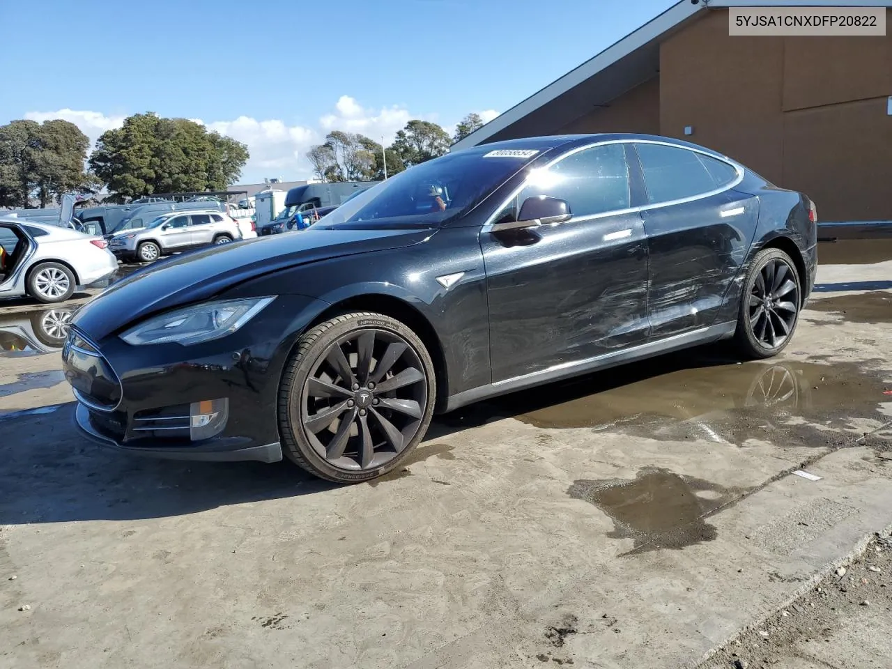 2013 Tesla Model S VIN: 5YJSA1CNXDFP20822 Lot: 80058654