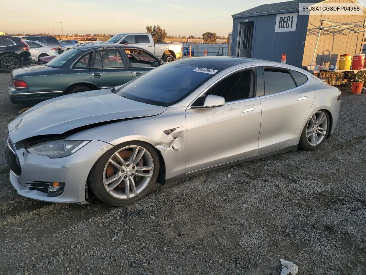 2013 Tesla Model S VIN: 5YJSA1CG8DFP04958 Lot: 80484904