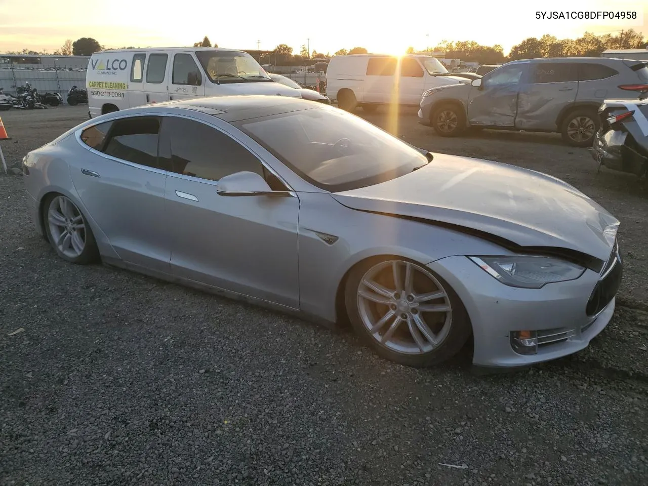 2013 Tesla Model S VIN: 5YJSA1CG8DFP04958 Lot: 80484904