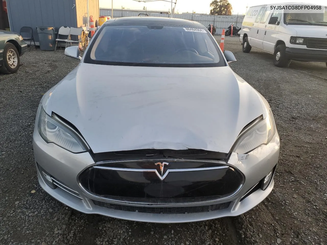 2013 Tesla Model S VIN: 5YJSA1CG8DFP04958 Lot: 80484904