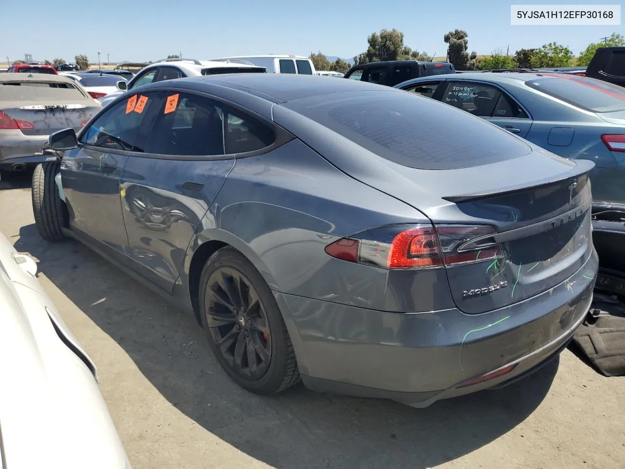 2014 Tesla Model S VIN: 5YJSA1H12EFP30168 Lot: 54452354