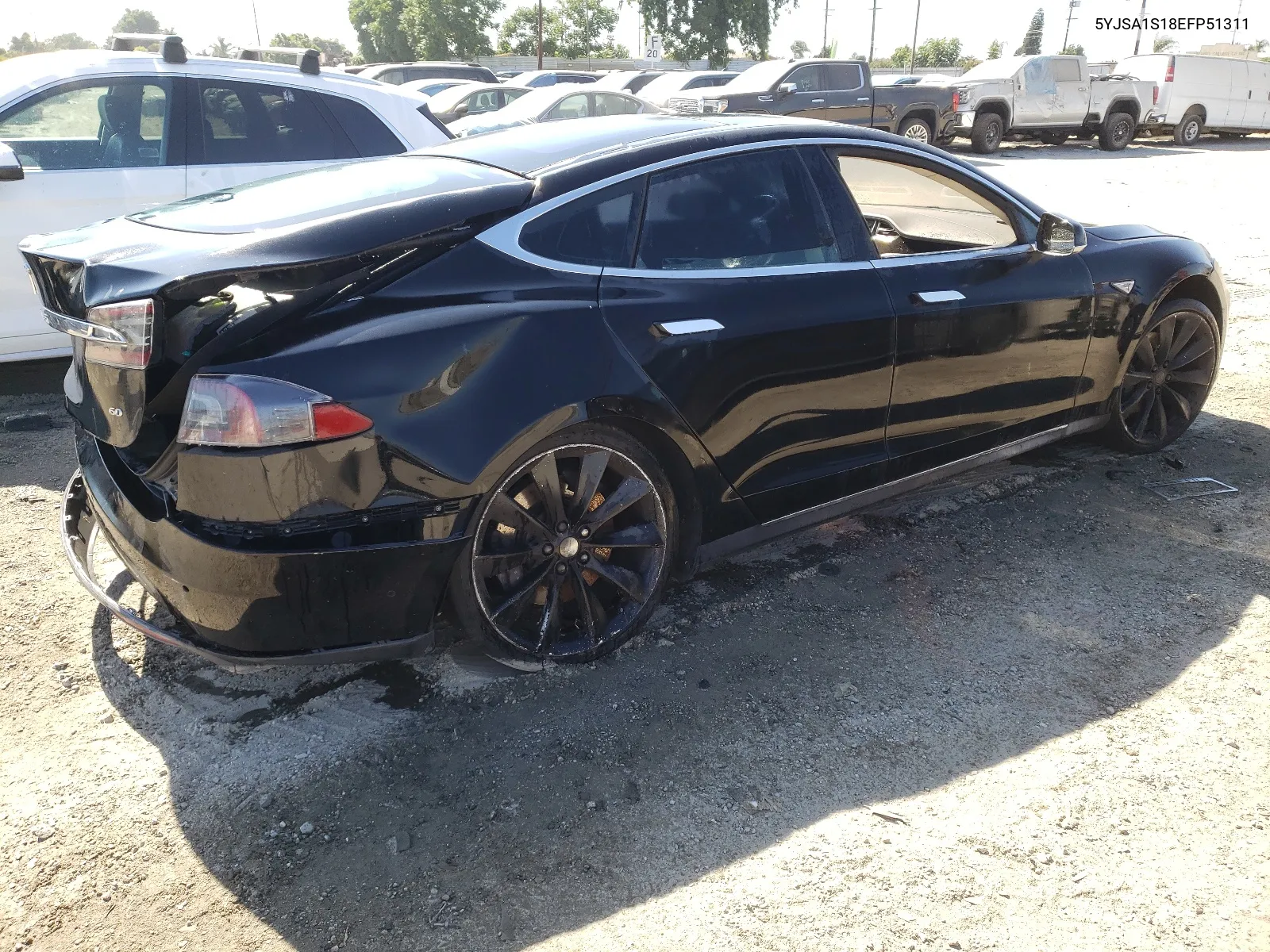 2014 Tesla Model S VIN: 5YJSA1S18EFP51311 Lot: 65409994