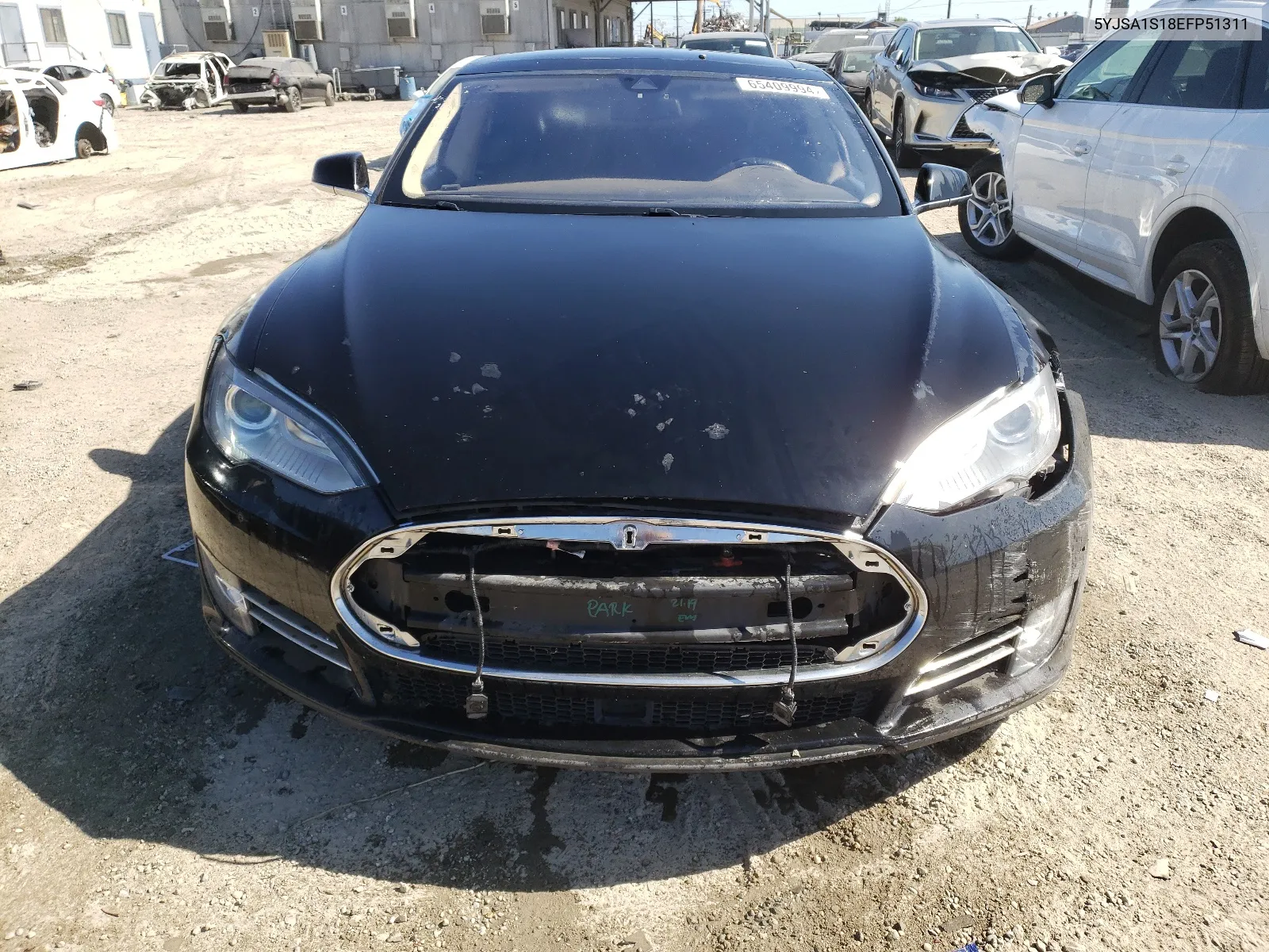 2014 Tesla Model S VIN: 5YJSA1S18EFP51311 Lot: 65409994