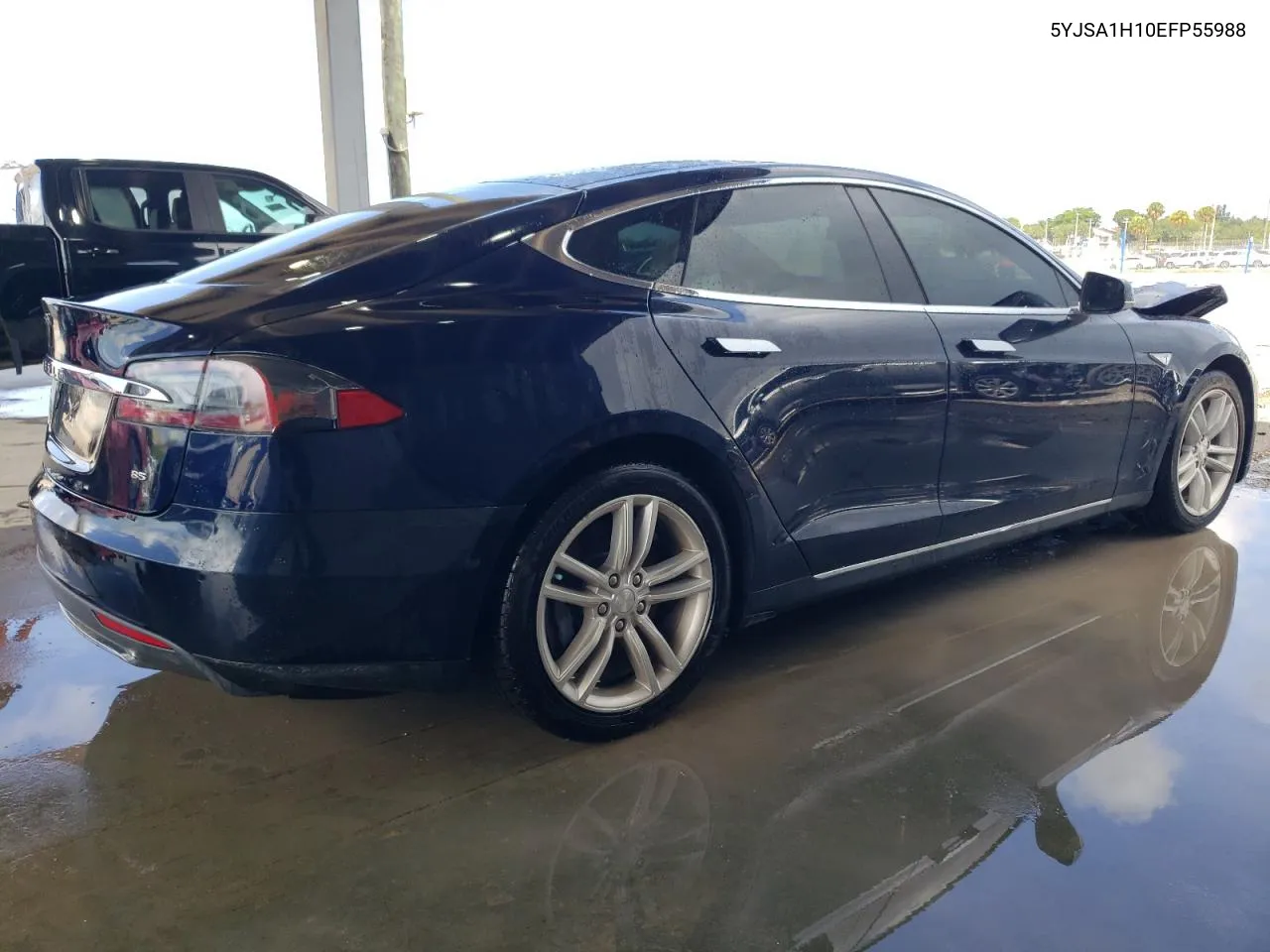 2014 Tesla Model S VIN: 5YJSA1H10EFP55988 Lot: 68362754