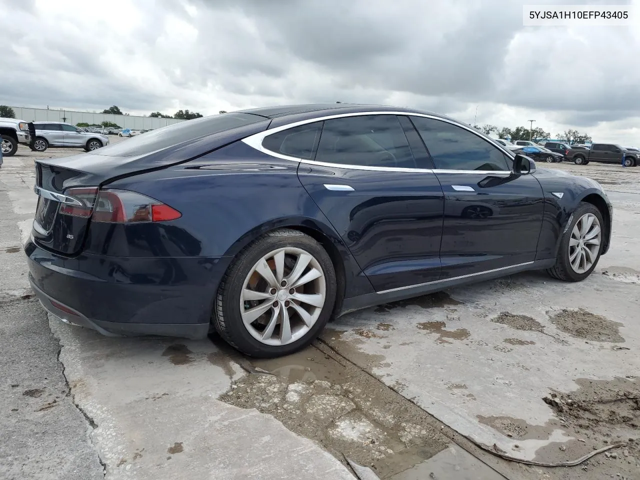 2014 Tesla Model S VIN: 5YJSA1H10EFP43405 Lot: 70432734