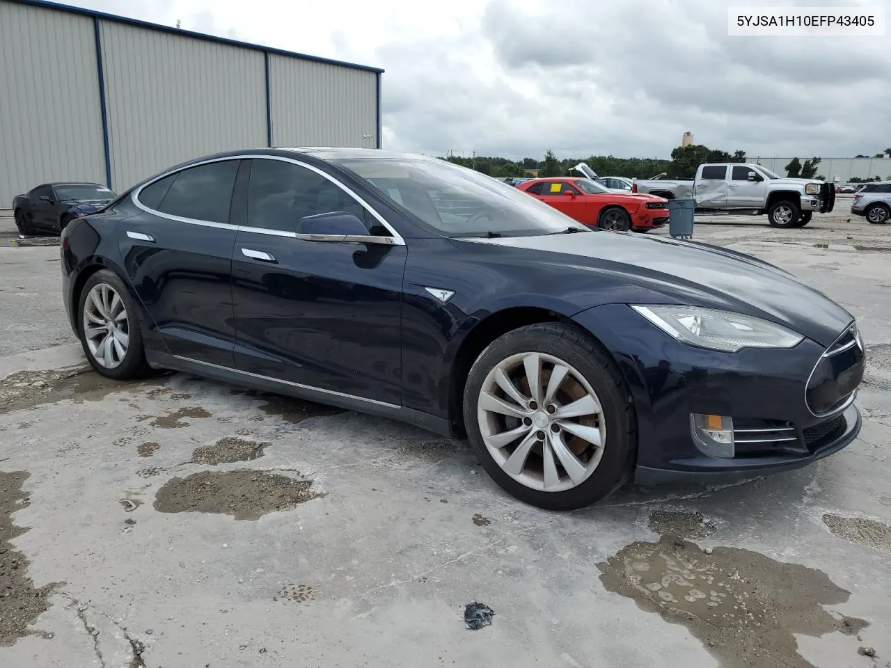 2014 Tesla Model S VIN: 5YJSA1H10EFP43405 Lot: 70432734