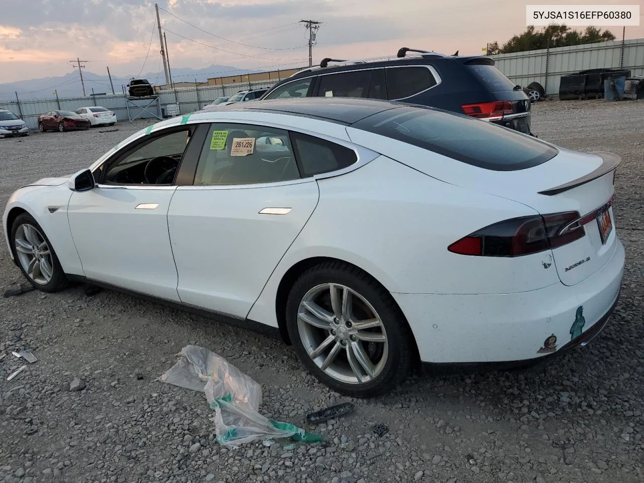 2014 Tesla Model S VIN: 5YJSA1S16EFP60380 Lot: 70801574