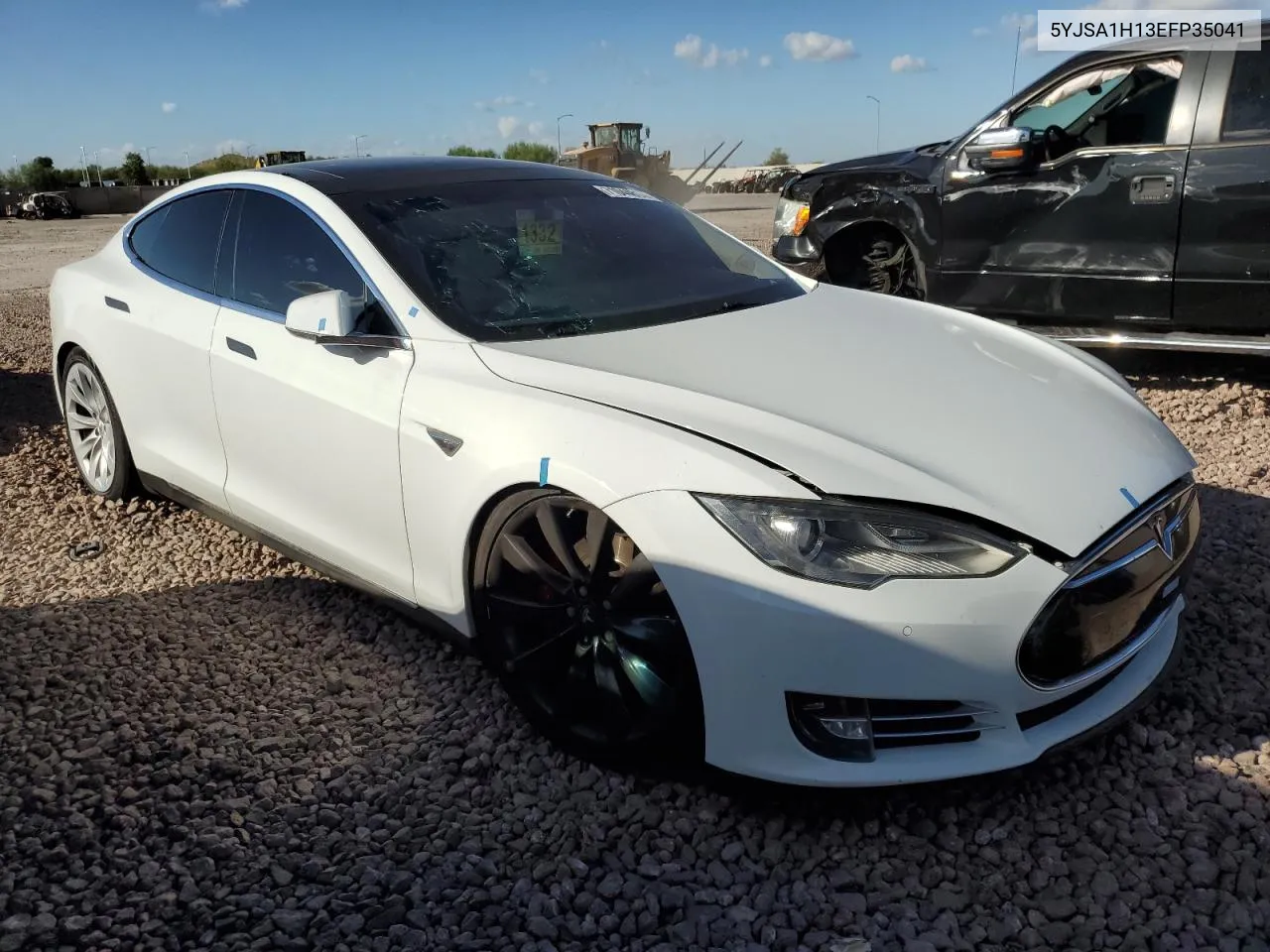 2014 Tesla Model S VIN: 5YJSA1H13EFP35041 Lot: 71044814