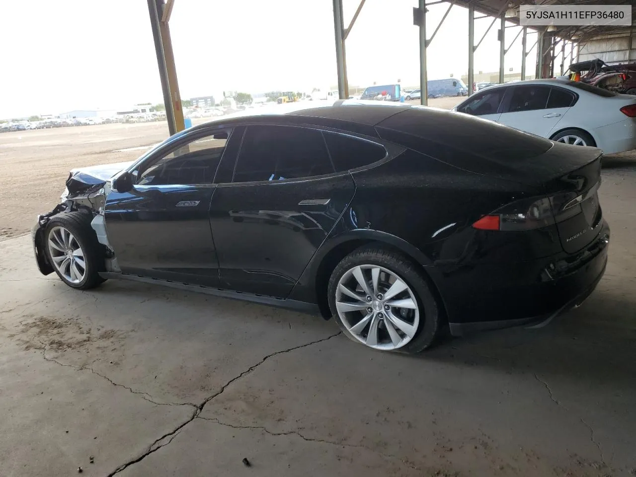 2014 Tesla Model S VIN: 5YJSA1H11EFP36480 Lot: 71210254