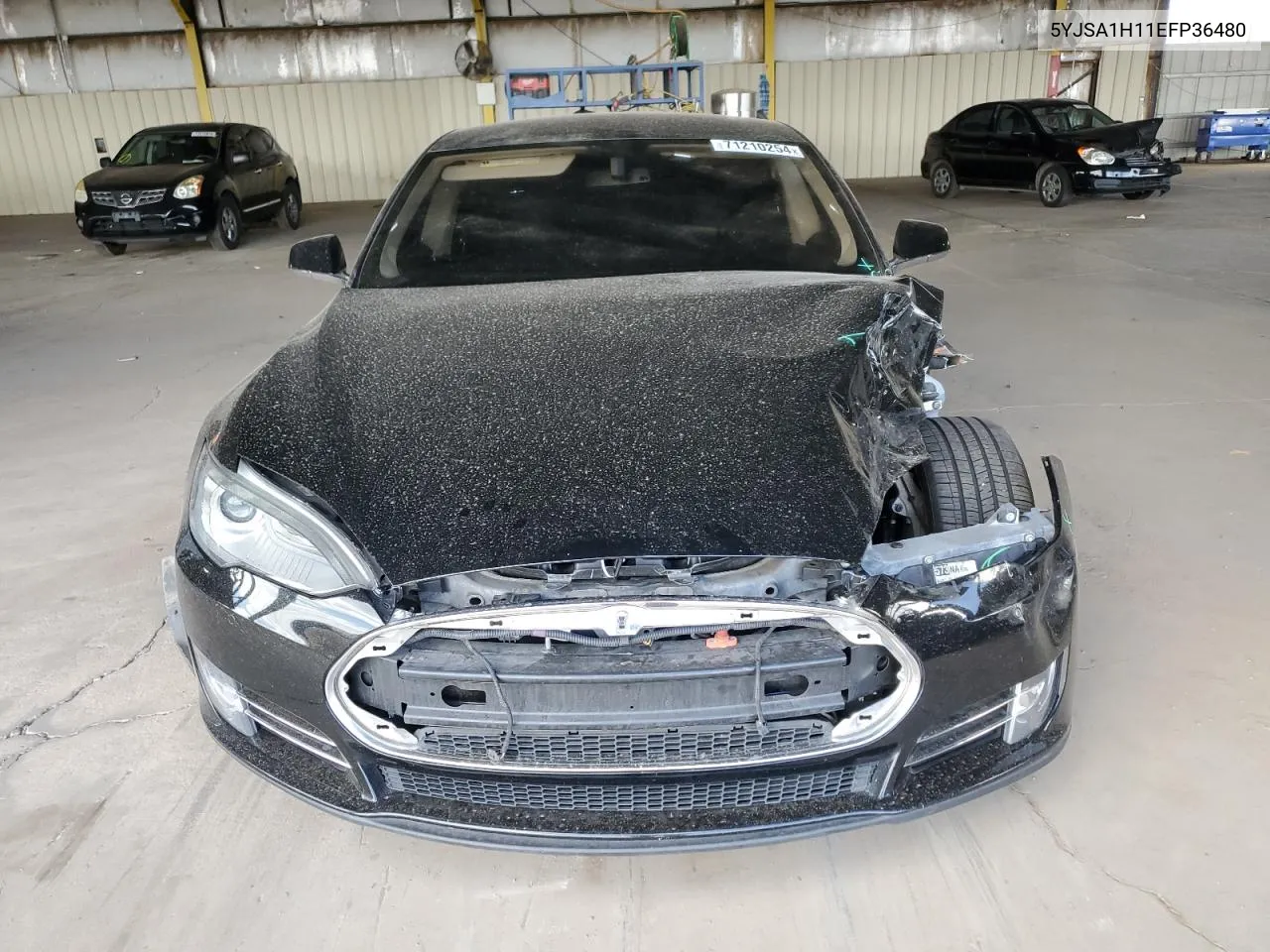 2014 Tesla Model S VIN: 5YJSA1H11EFP36480 Lot: 71210254