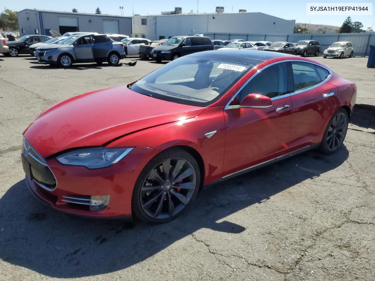 2014 Tesla Model S VIN: 5YJSA1H19EFP41944 Lot: 71302114