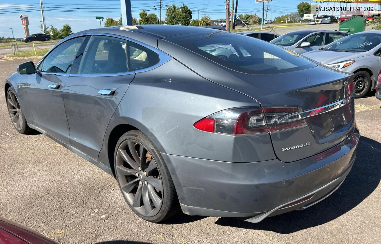 2014 Tesla Model S VIN: 5YJSA1S10EFP41209 Lot: 71730464