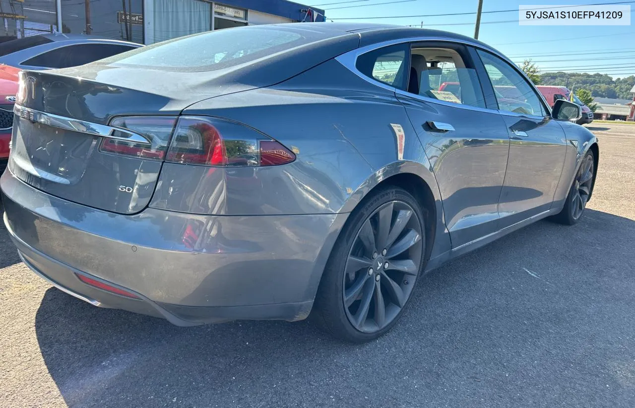 2014 Tesla Model S VIN: 5YJSA1S10EFP41209 Lot: 71730464