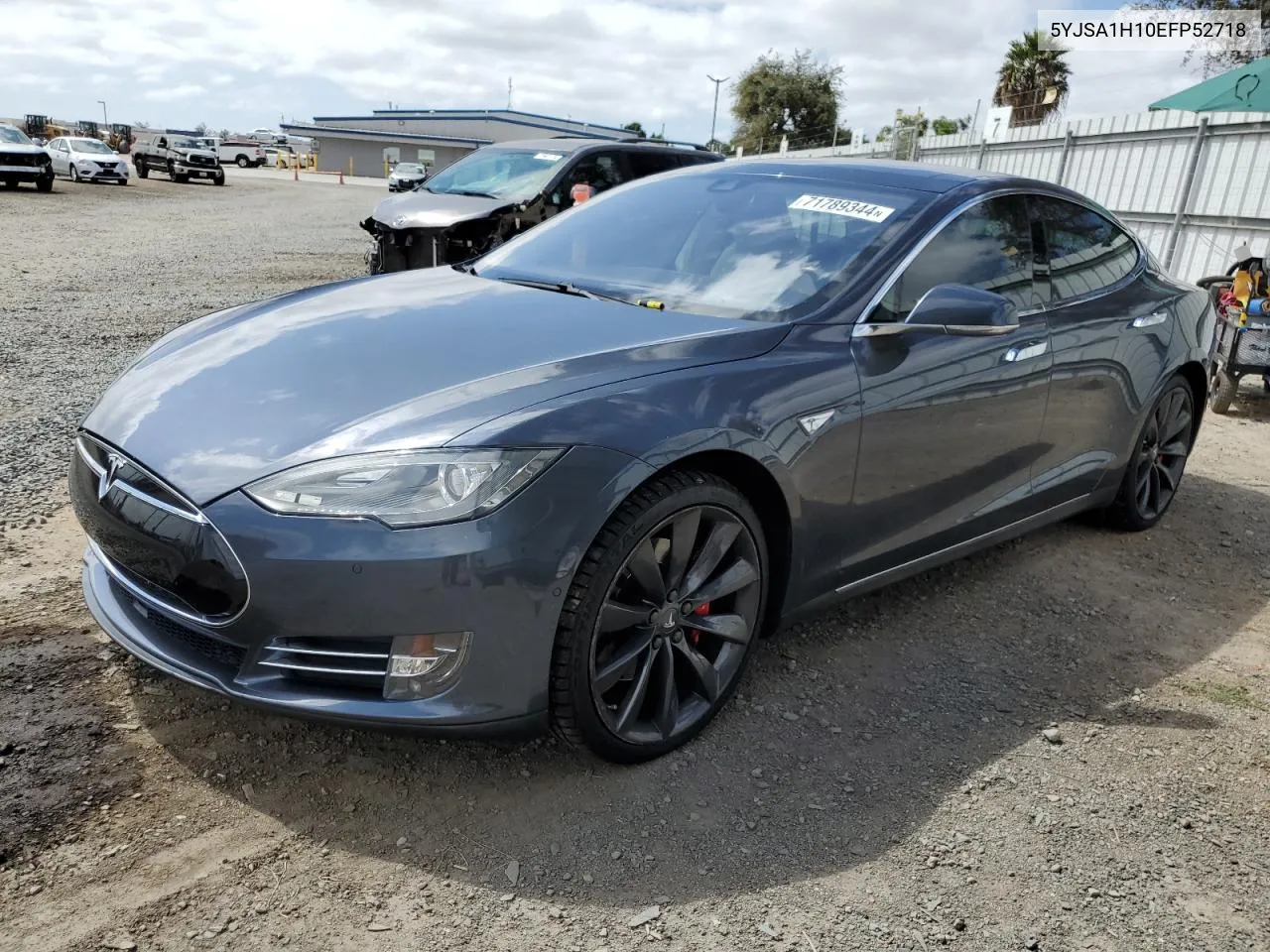 2014 Tesla Model S VIN: 5YJSA1H10EFP52718 Lot: 71789344