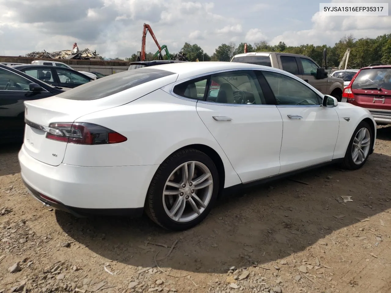 2014 Tesla Model S VIN: 5YJSA1S16EFP35317 Lot: 71919084