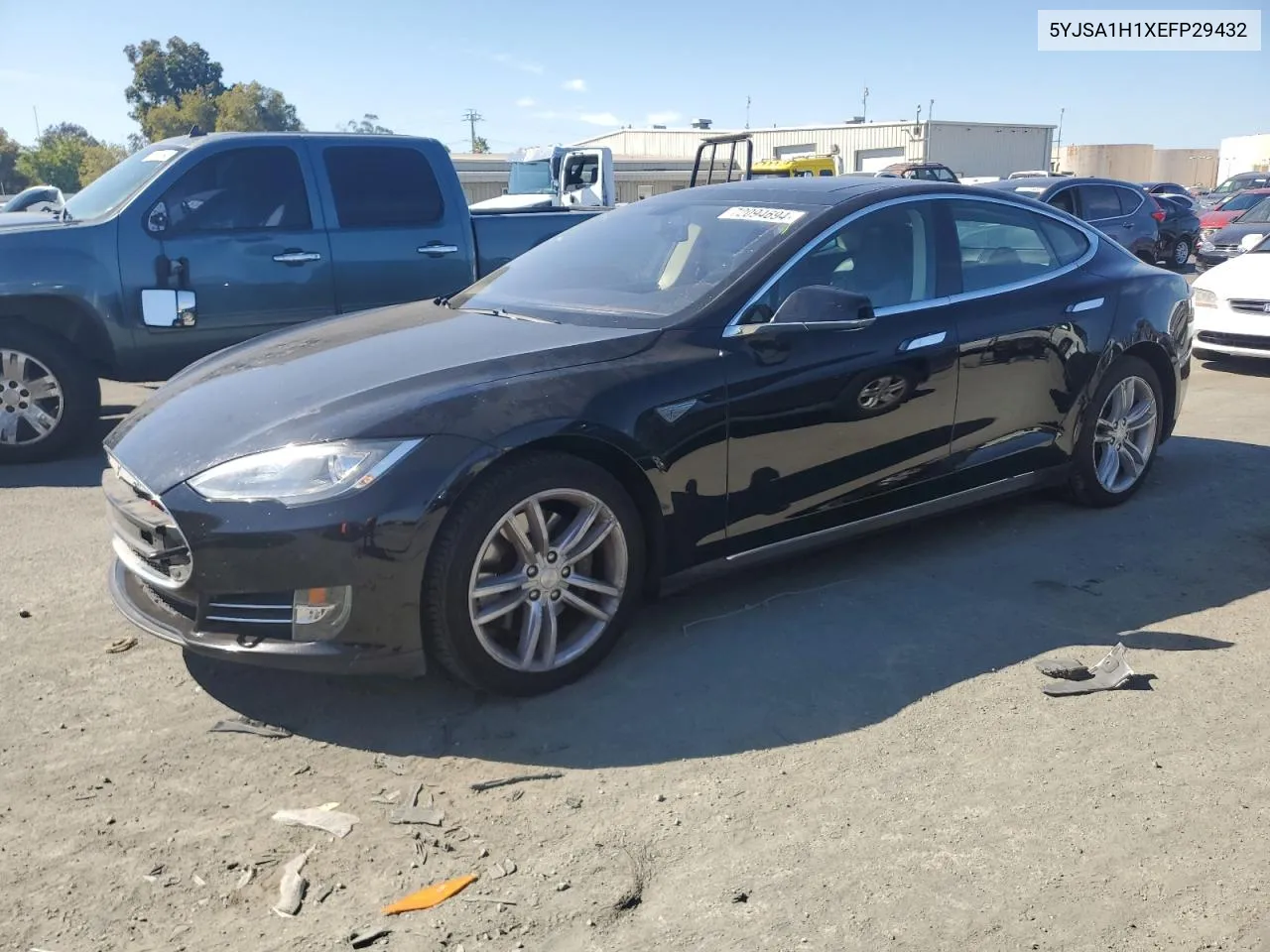 2014 Tesla Model S VIN: 5YJSA1H1XEFP29432 Lot: 72094694