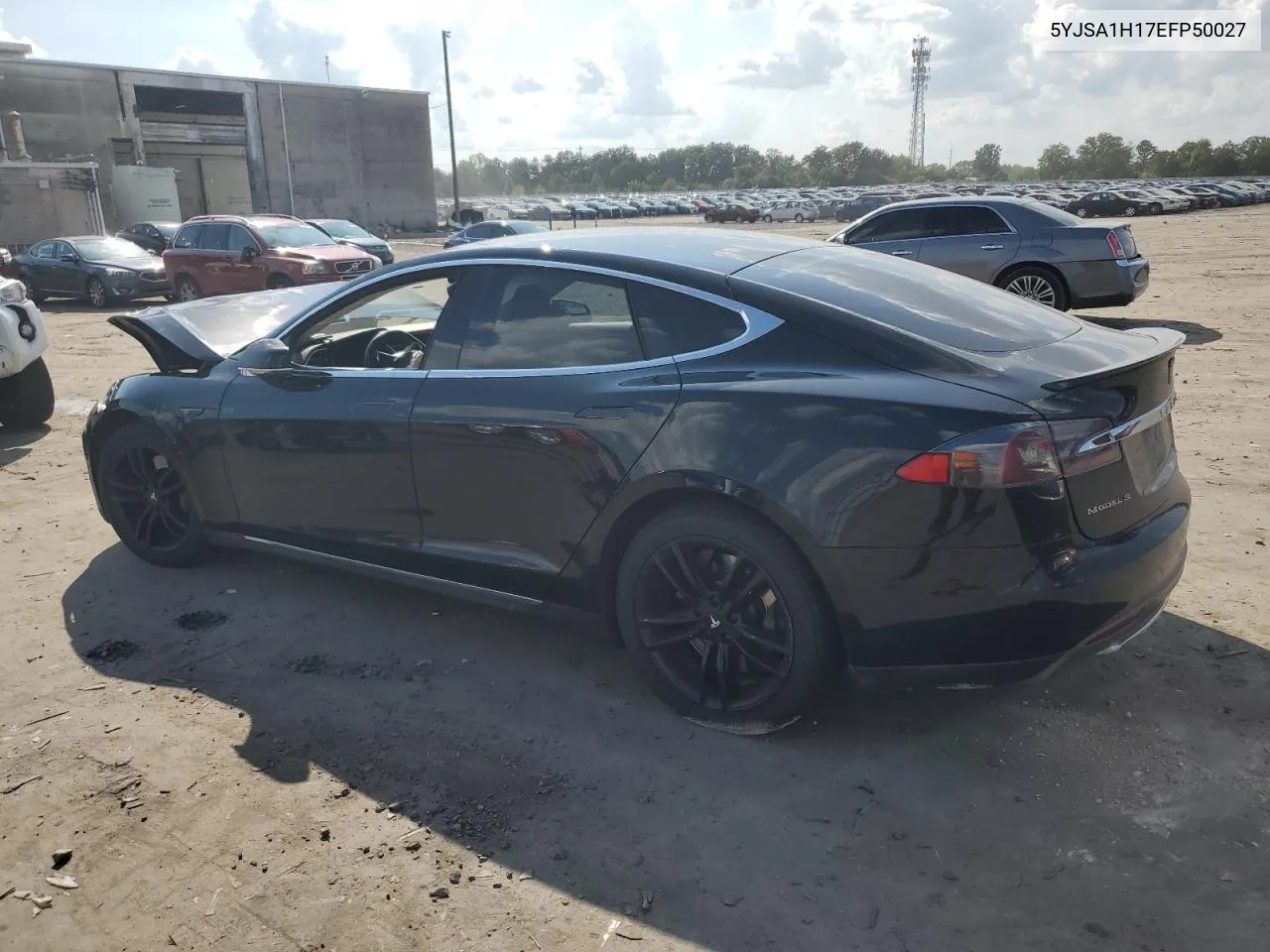 2014 Tesla Model S VIN: 5YJSA1H17EFP50027 Lot: 72648204