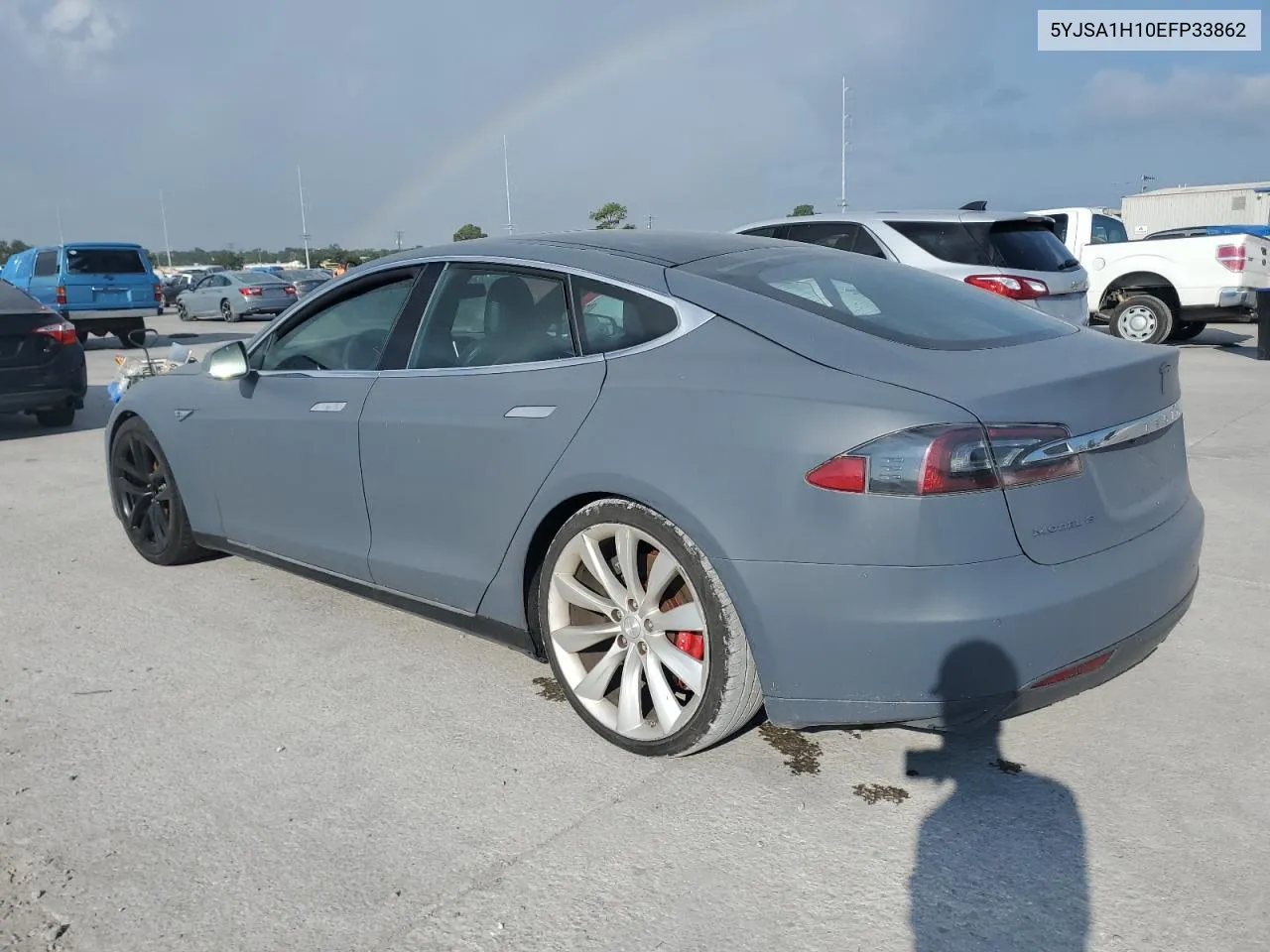 2014 Tesla Model S VIN: 5YJSA1H10EFP33862 Lot: 72674454