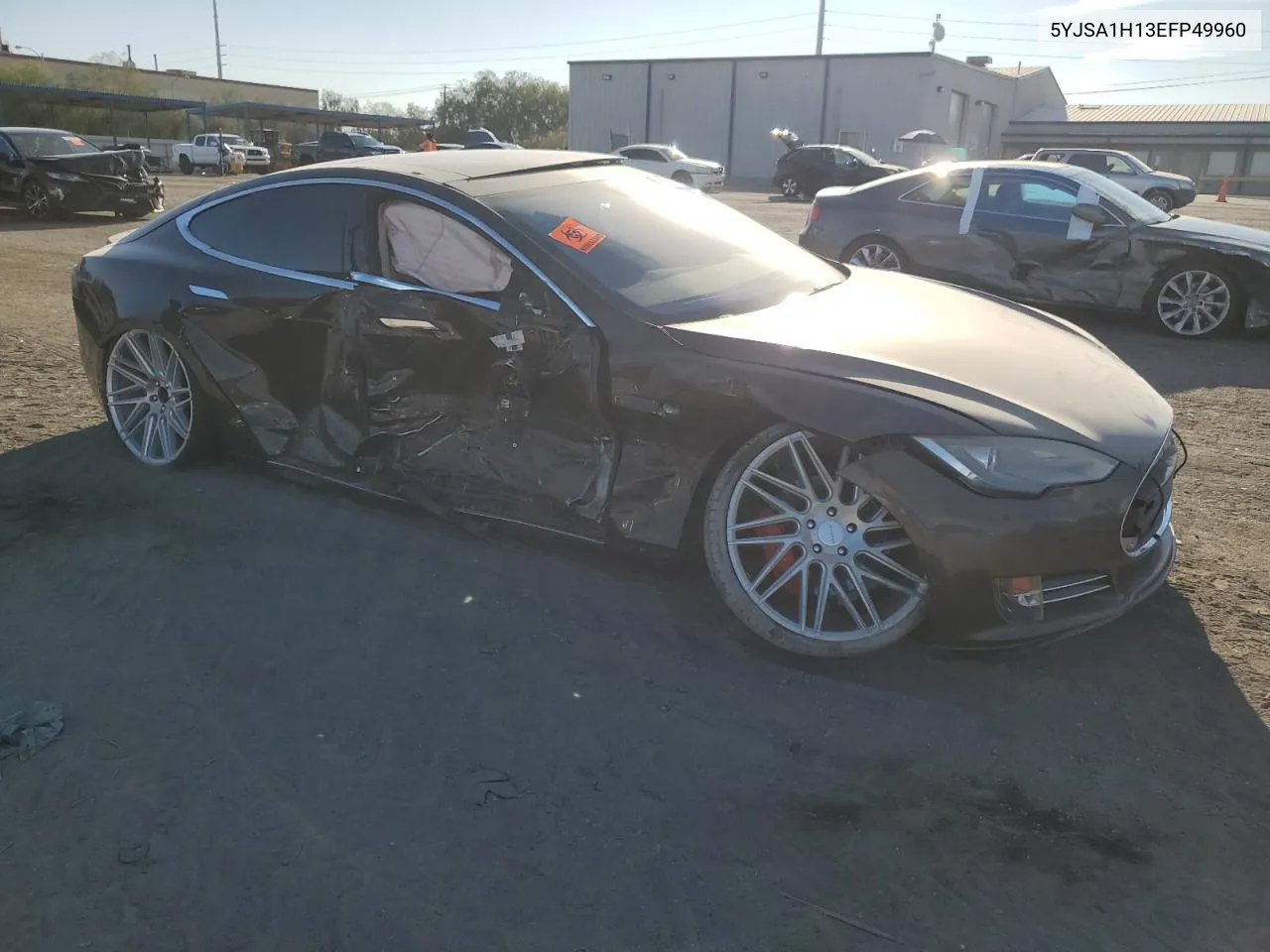 2014 Tesla Model S VIN: 5YJSA1H13EFP49960 Lot: 73011634