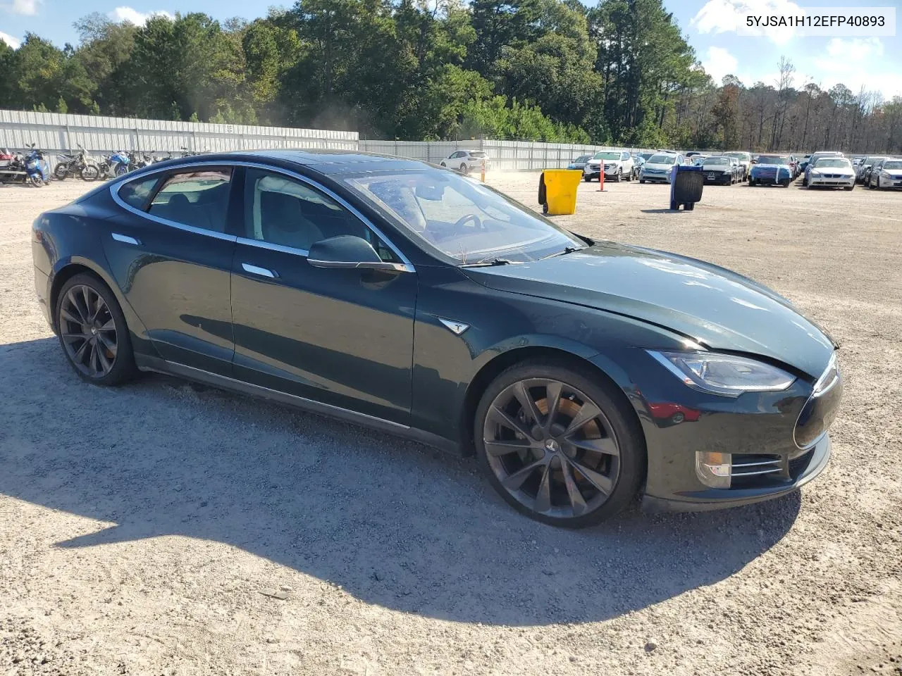 2014 Tesla Model S VIN: 5YJSA1H12EFP40893 Lot: 73553544