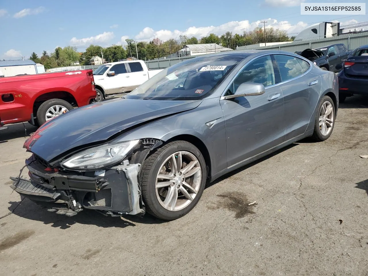 2014 Tesla Model S VIN: 5YJSA1S16EFP52585 Lot: 73780014