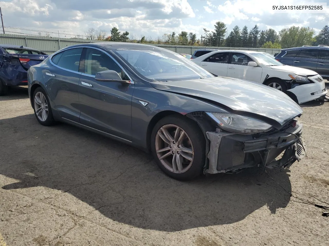 2014 Tesla Model S VIN: 5YJSA1S16EFP52585 Lot: 73780014