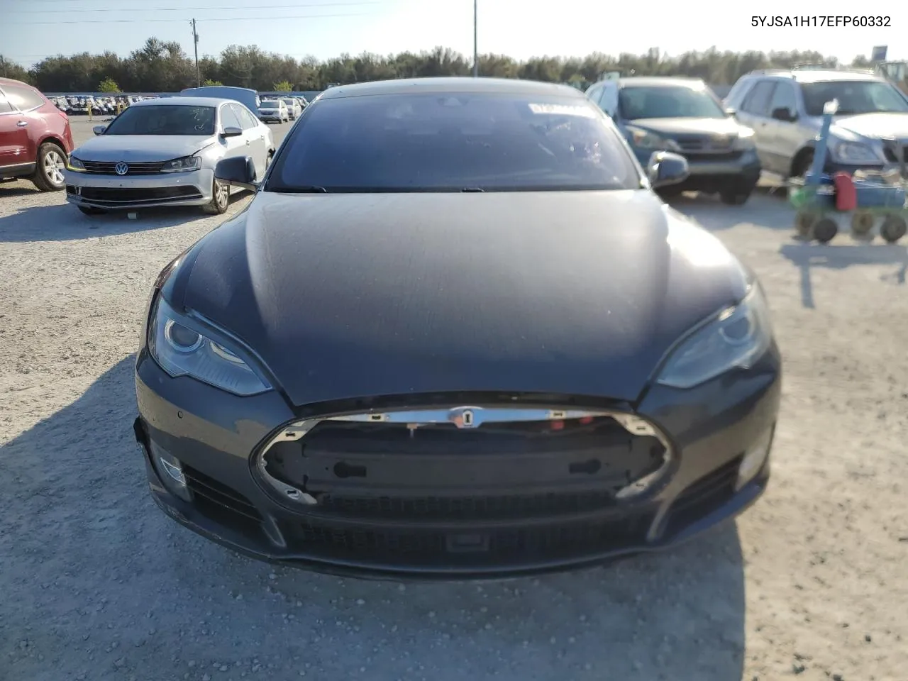 2014 Tesla Model S VIN: 5YJSA1H17EFP60332 Lot: 73815564