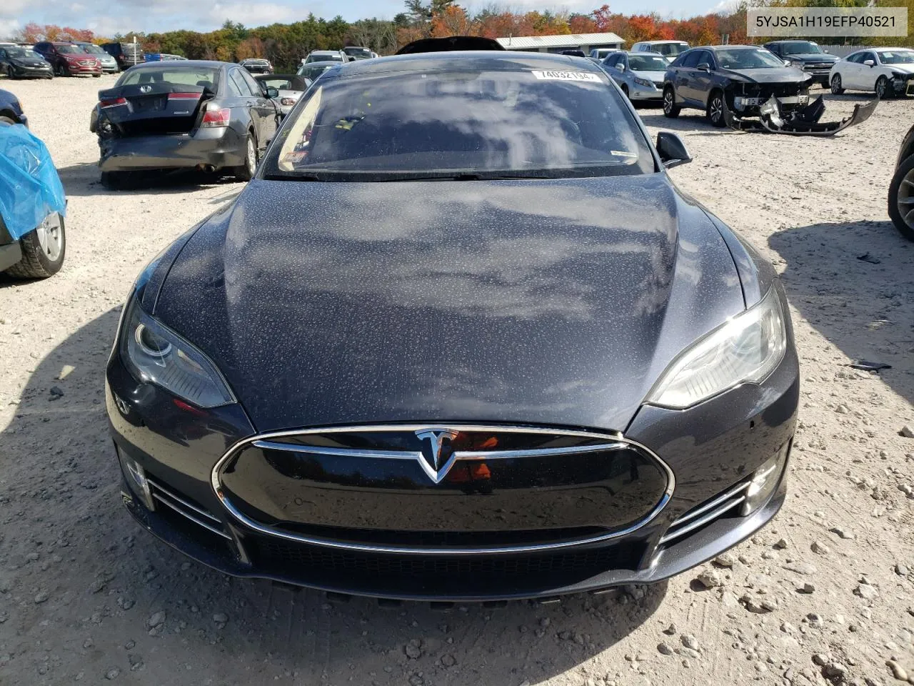 2014 Tesla Model S VIN: 5YJSA1H19EFP40521 Lot: 74032194