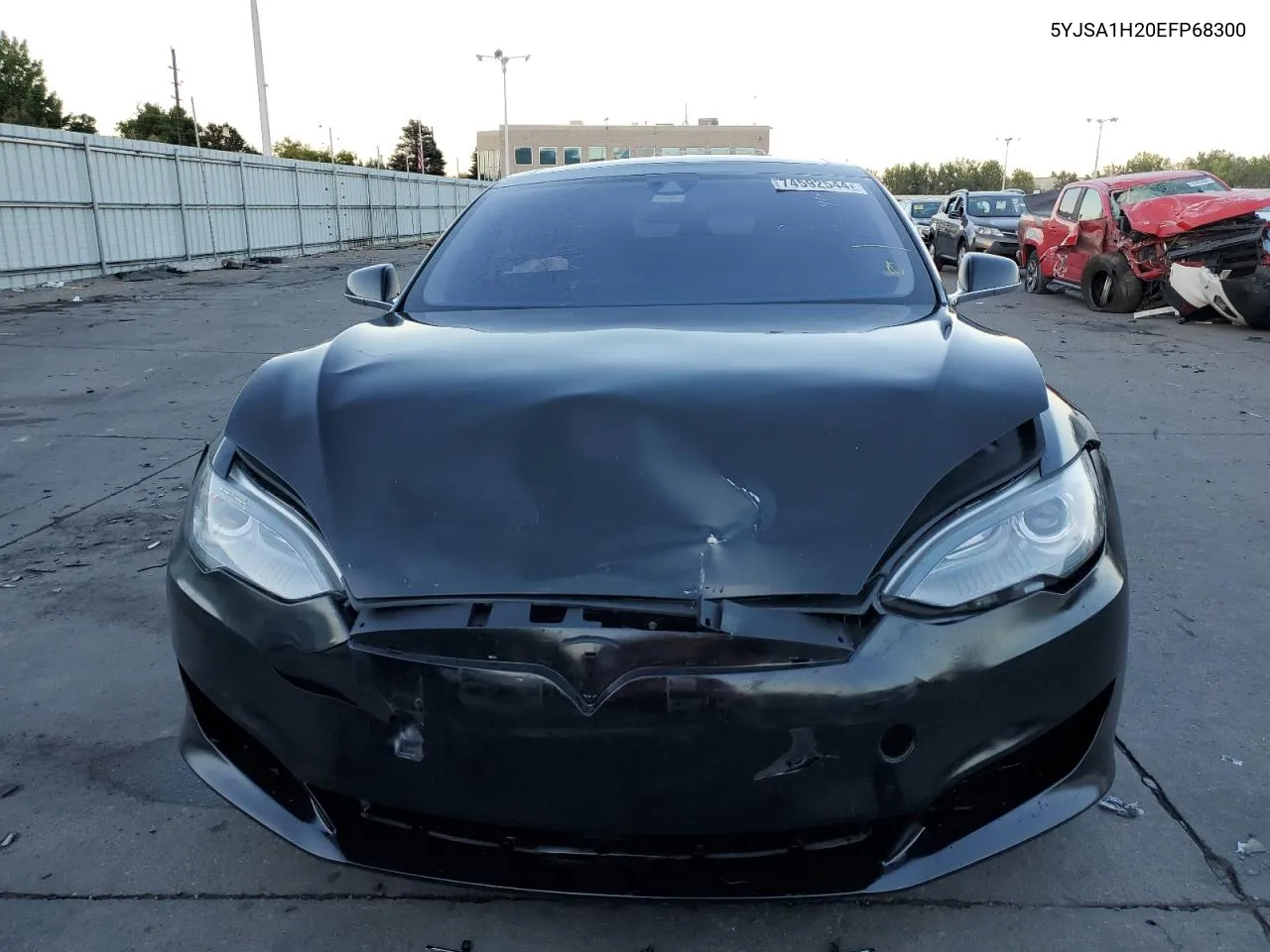 2014 Tesla Model S VIN: 5YJSA1H20EFP68300 Lot: 74592544