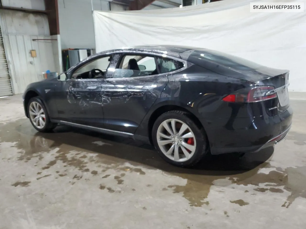 2014 Tesla Model S VIN: 5YJSA1H16EFP35115 Lot: 74762074