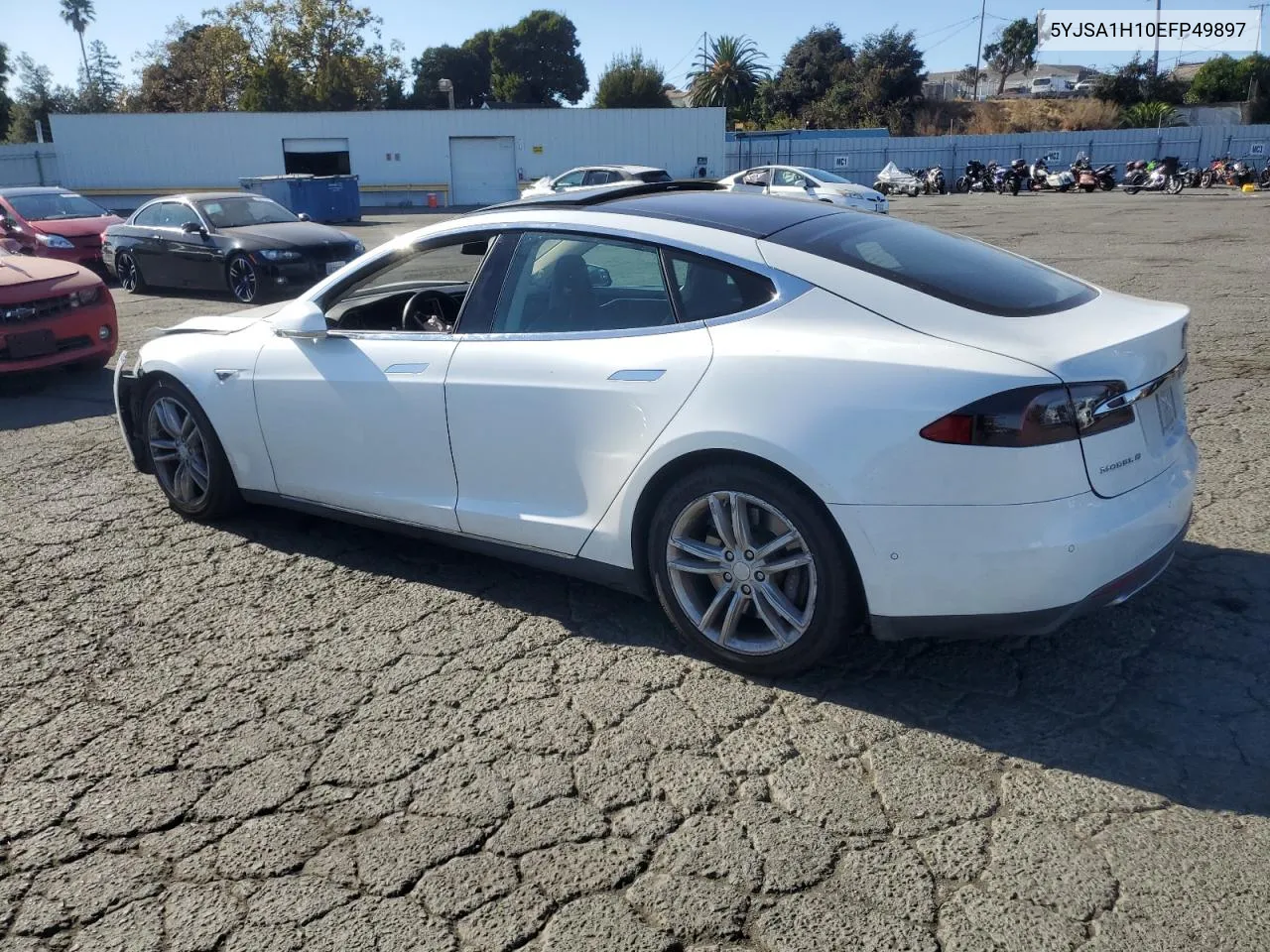 2014 Tesla Model S VIN: 5YJSA1H10EFP49897 Lot: 74795654