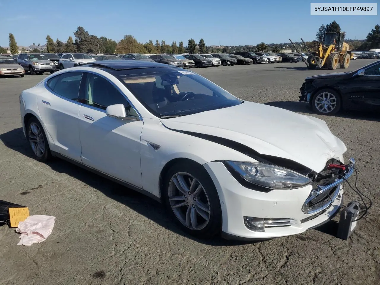 2014 Tesla Model S VIN: 5YJSA1H10EFP49897 Lot: 74795654