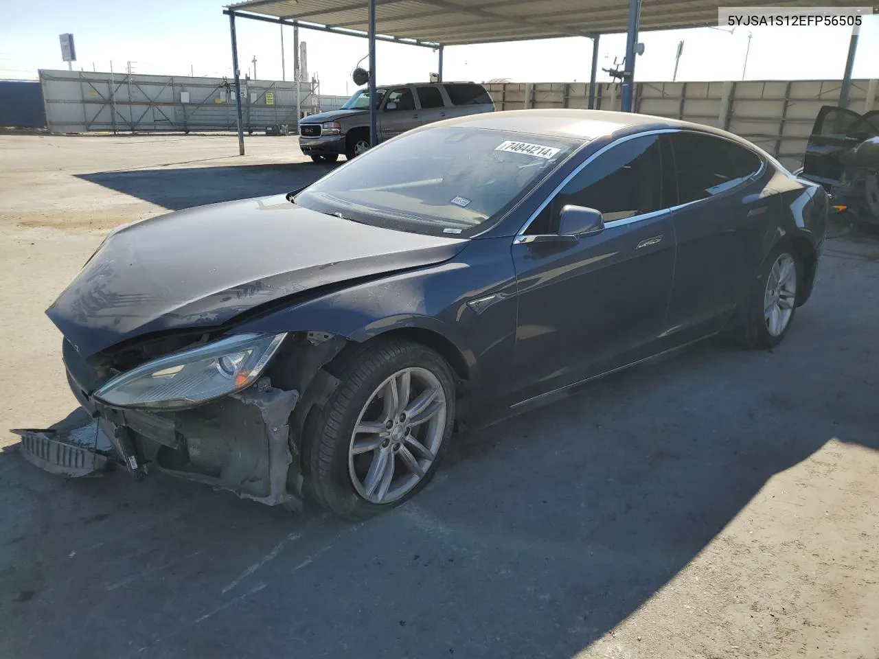 2014 Tesla Model S VIN: 5YJSA1S12EFP56505 Lot: 74844214