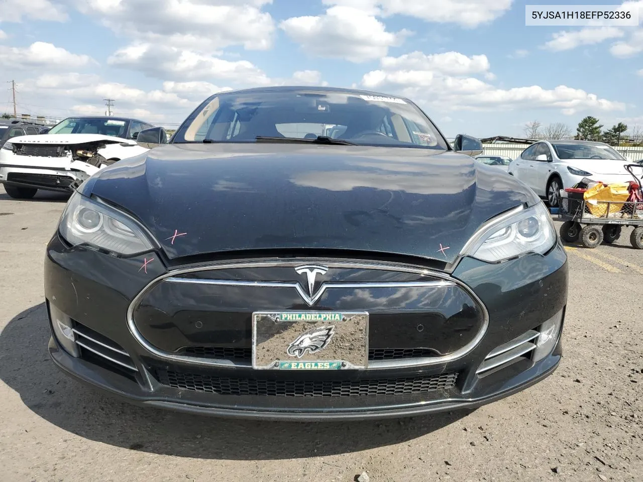 2014 Tesla Model S VIN: 5YJSA1H18EFP52336 Lot: 75031744