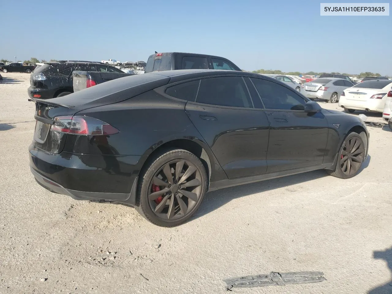 2014 Tesla Model S VIN: 5YJSA1H10EFP33635 Lot: 75266324