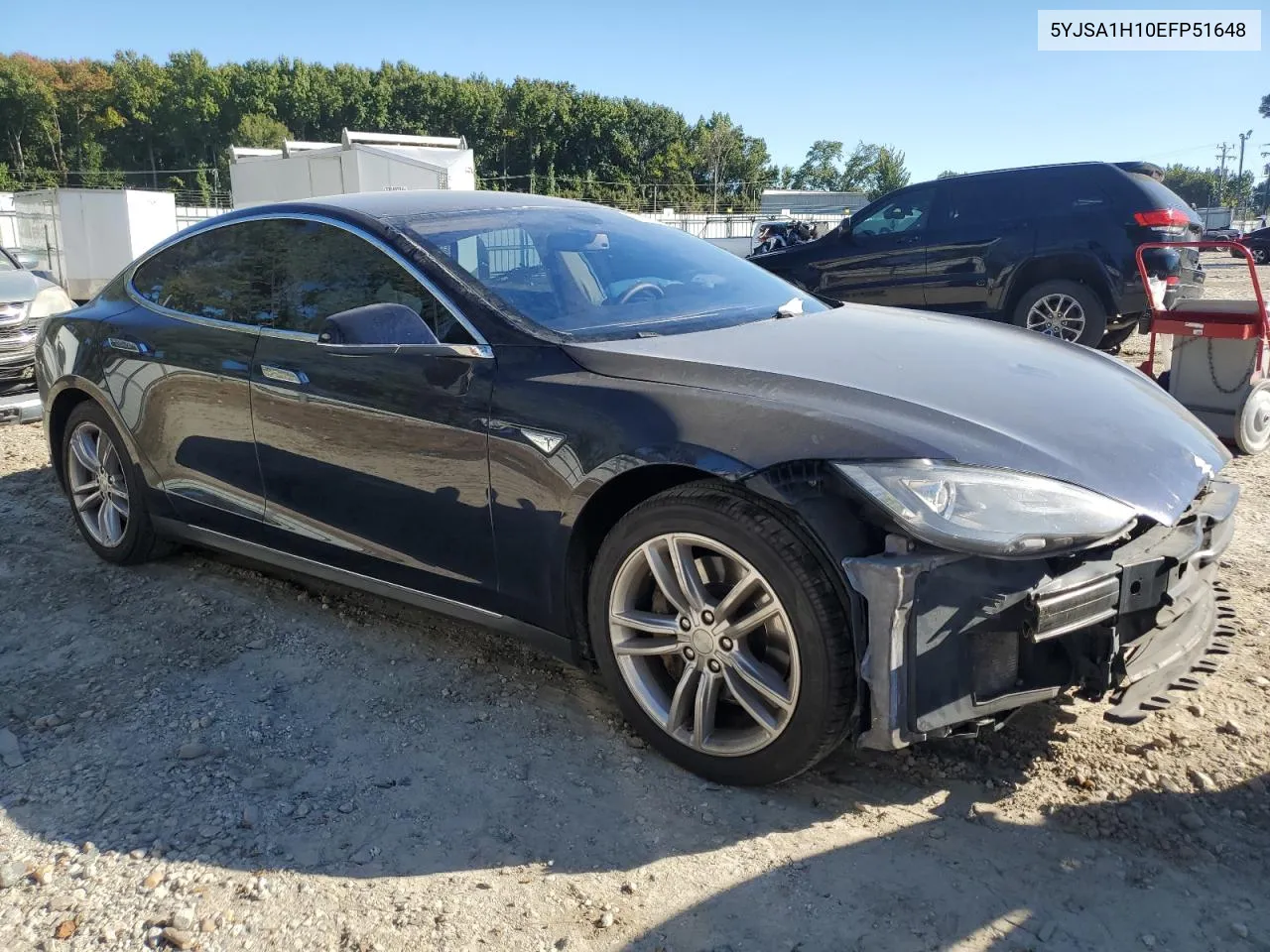 2014 Tesla Model S VIN: 5YJSA1H10EFP51648 Lot: 75459094