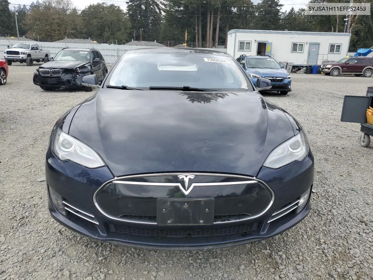 2014 Tesla Model S VIN: 5YJSA1H11EFP52453 Lot: 75868504