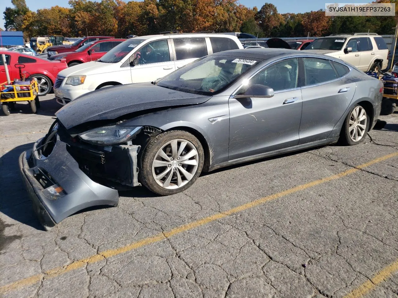 2014 Tesla Model S VIN: 5YJSA1H19EFP37263 Lot: 76795484