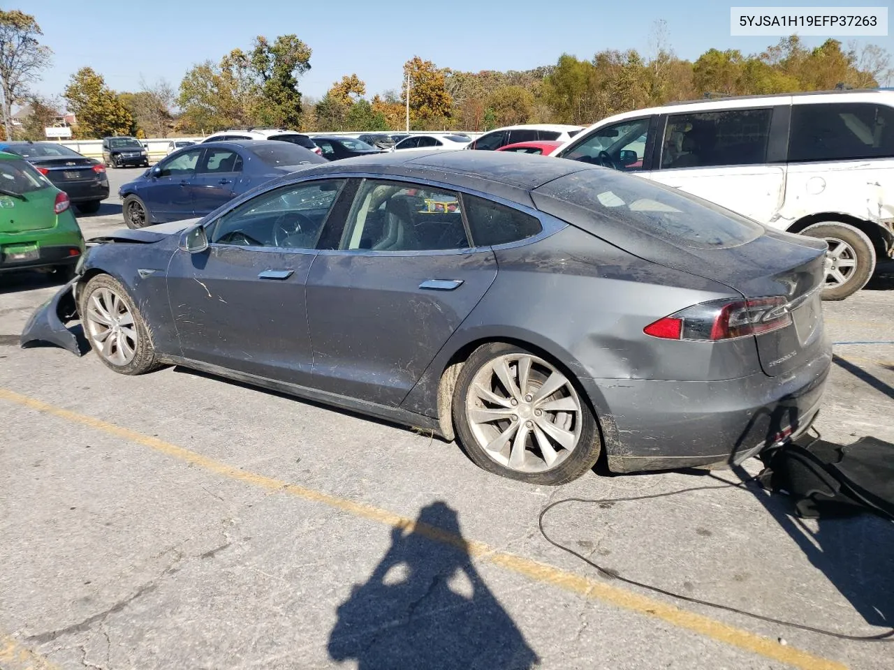 2014 Tesla Model S VIN: 5YJSA1H19EFP37263 Lot: 76795484