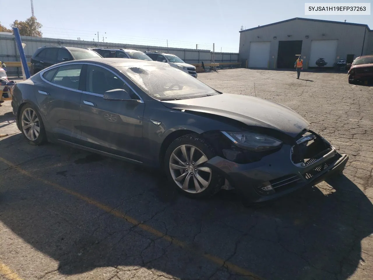 2014 Tesla Model S VIN: 5YJSA1H19EFP37263 Lot: 76795484