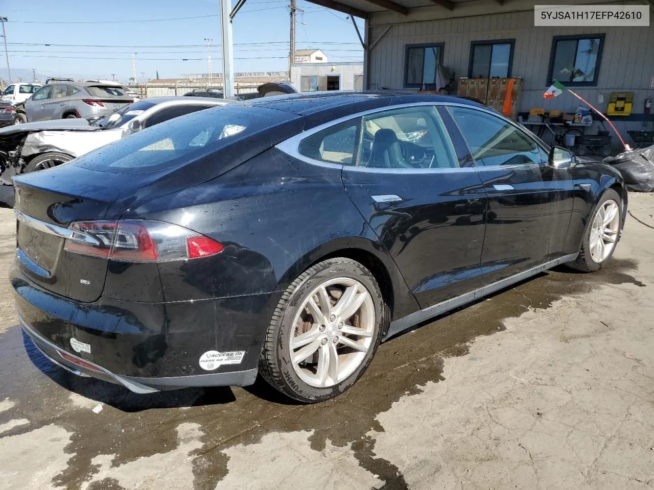 2014 Tesla Model S VIN: 5YJSA1H17EFP42610 Lot: 76843914