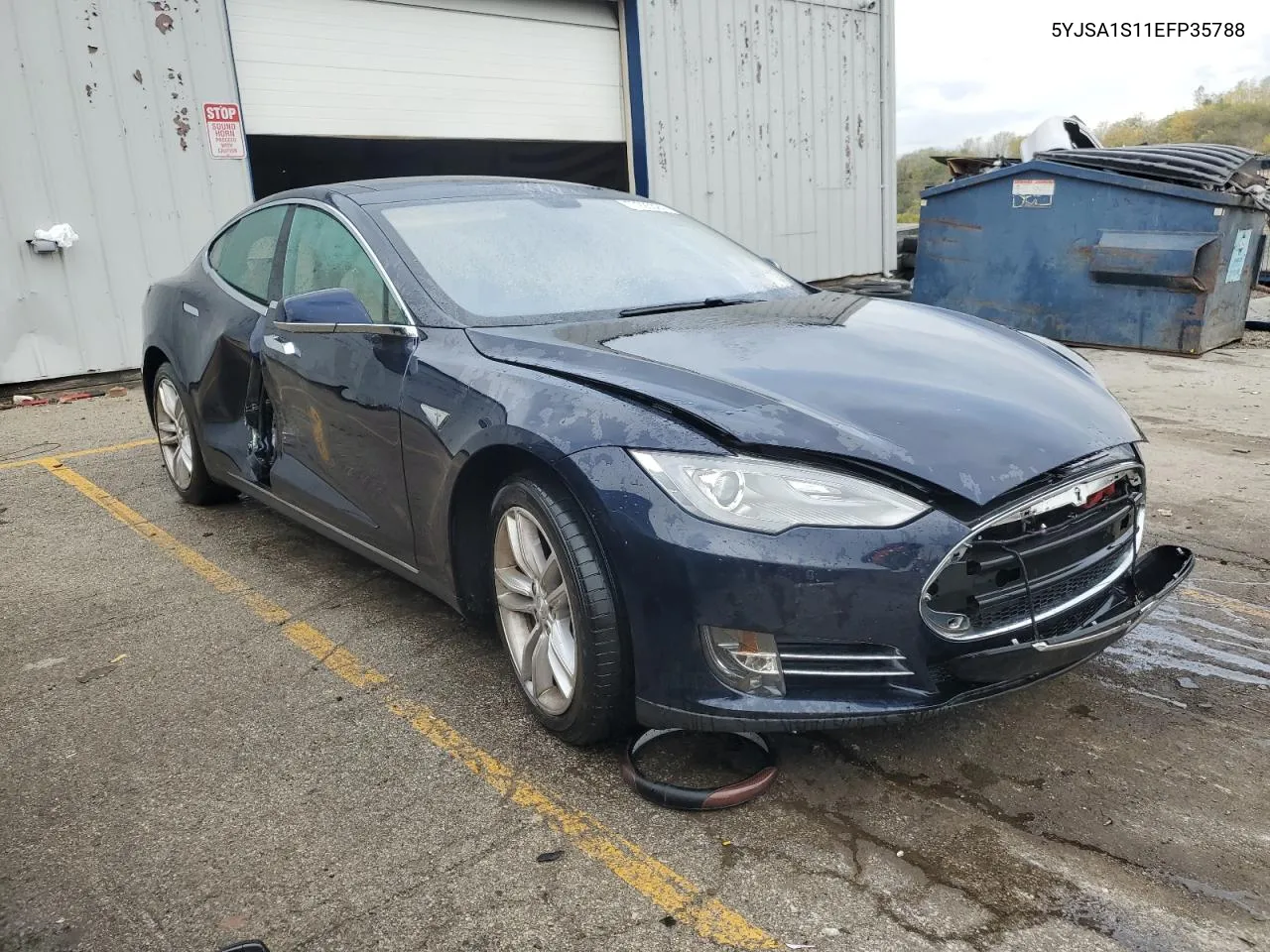 2014 Tesla Model S VIN: 5YJSA1S11EFP35788 Lot: 77225394