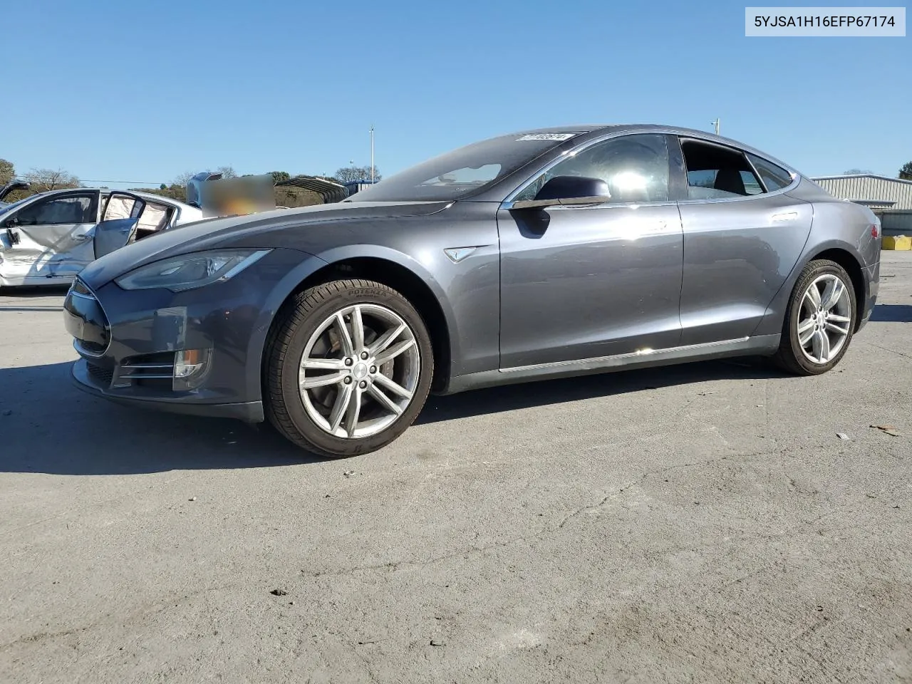 2014 Tesla Model S VIN: 5YJSA1H16EFP67174 Lot: 77702874