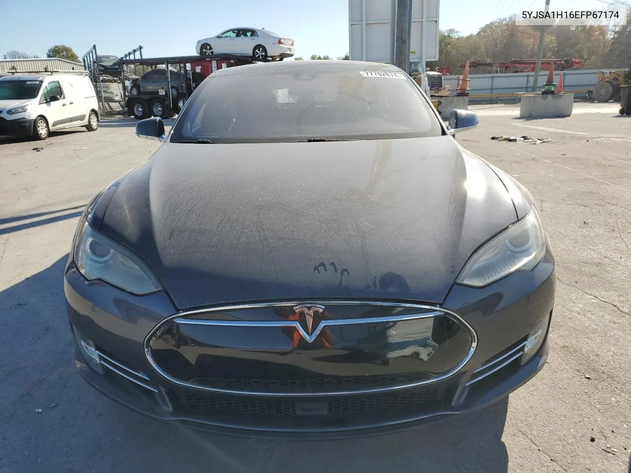 2014 Tesla Model S VIN: 5YJSA1H16EFP67174 Lot: 77702874