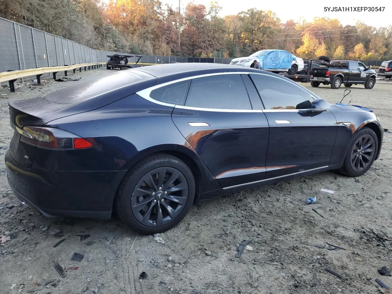 2014 Tesla Model S VIN: 5YJSA1H1XEFP30547 Lot: 78124834